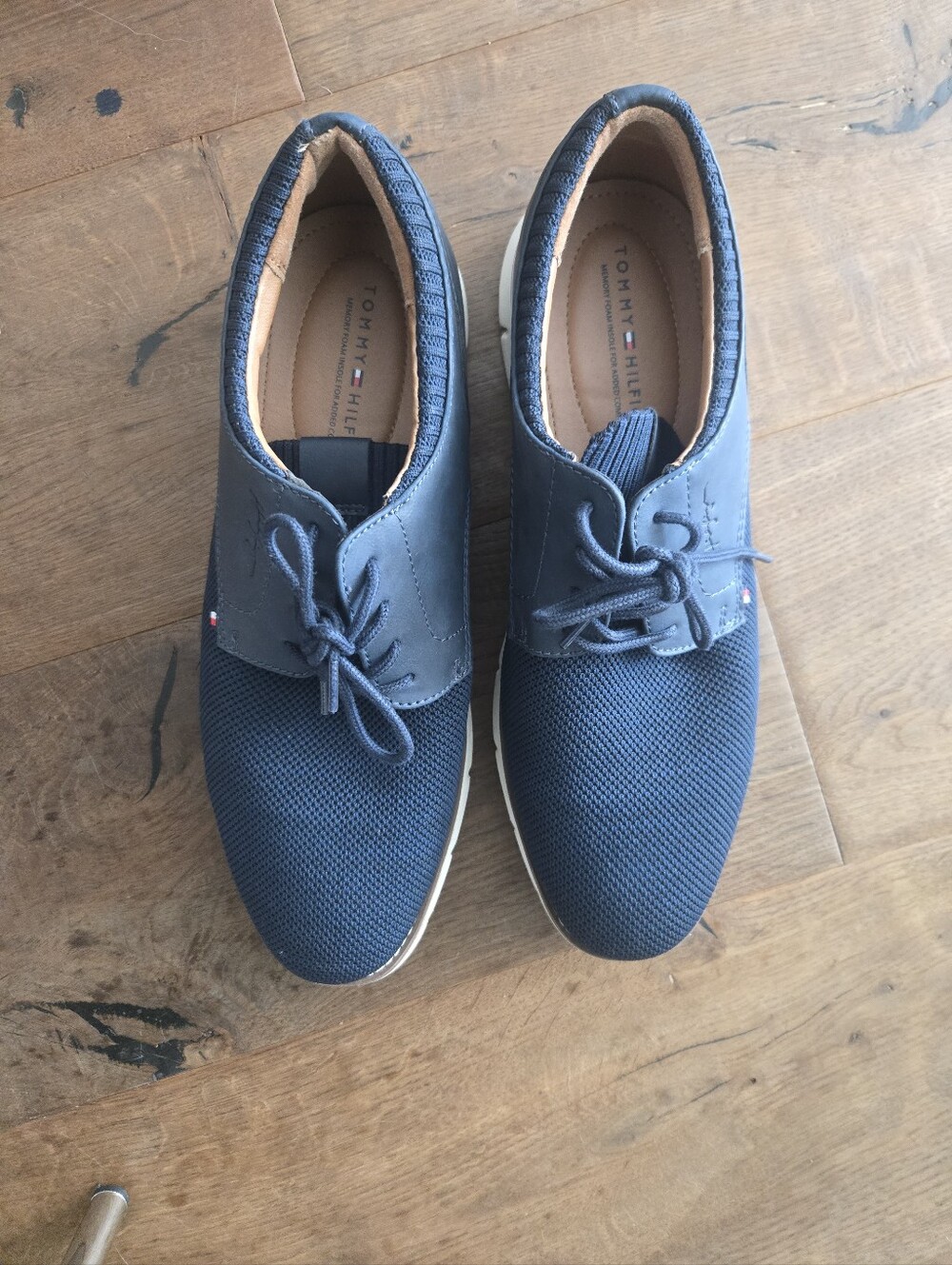 Tommy Hilfiger Men's Navy Casual Lace-Up Sneakers